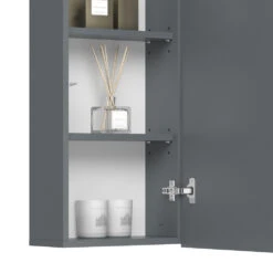 Badschrank "Izan" Grau 36.6 X 76.6 Cm Vicco -Vicco 20240202 m6357 06 ol