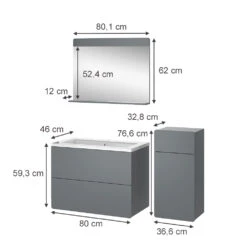 Badmöbel Set "Izan" 4 Teile Mit Midischrank Vicco 12 Badmöbel Set "Izan" 4 Teile Mit Midischrank Vicco -Vicco 20240202 m6429 03 ol