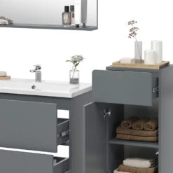 Badmöbel Set "Izan" 4 Teile Mit Midischrank Vicco 15 Badmöbel Set "Izan" 4 Teile Mit Midischrank Vicco -Vicco 20240202 m6429 06 ol