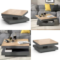 Couchtisch "Elias" Anthrazit/Goldkraft Eiche 70 X 34 Cm Vicco 17 Couchtisch "Elias" Anthrazit/Goldkraft Eiche 70 X 34 Cm Vicco -Vicco 20240206 m4329 08 ol