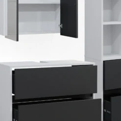 Badmöbel Set "Maltin" Weiß/Anthrazit 4 Teile Vicco 15 Badmöbel Set "Maltin" Weiß/Anthrazit 4 Teile Vicco -Vicco 20240209 m6423 06 ol