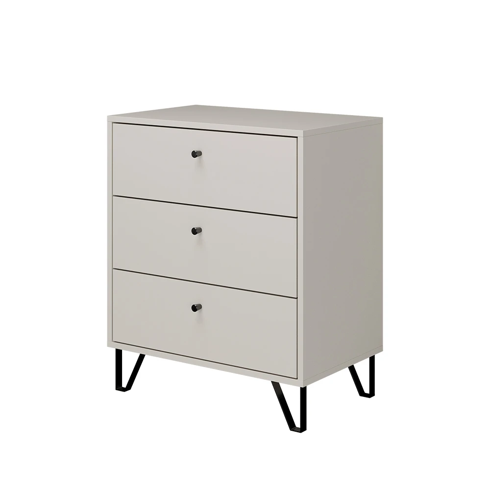 Vicco Sideboard "Aldo", Cashmere, 63.6 X 40 Cm 3x Schublade 3 Vicco Sideboard "Aldo", Cashmere, 63.6 X 40 Cm 3x Schublade