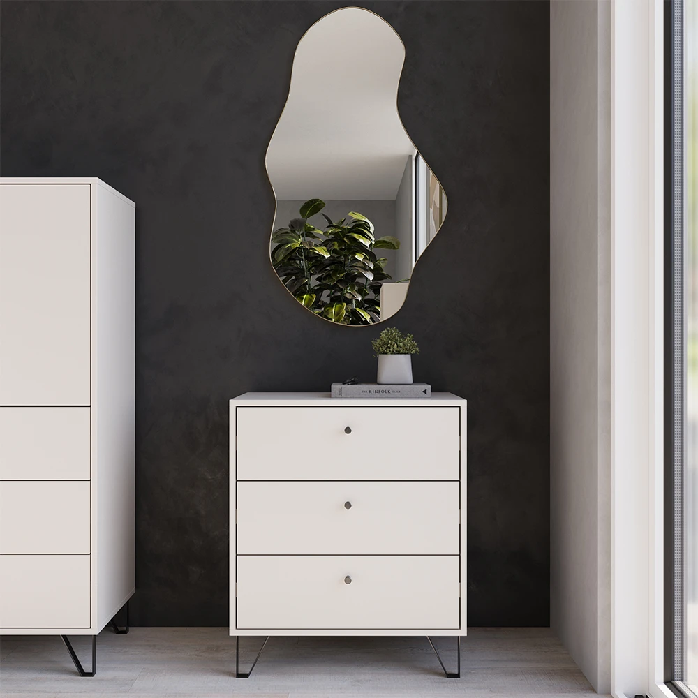 Vicco Sideboard "Aldo", Cashmere, 63.6 X 40 Cm 3x Schublade 7 Vicco Sideboard "Aldo", Cashmere, 63.6 X 40 Cm 3x Schublade – Bild 5