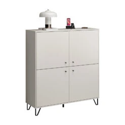 Vicco Sideboard "Aldo", Cashmere, 123.6 X 135 Cm 4 Türen -Vicco 20240219 m6303 07 ol