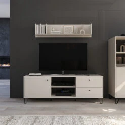 Vicco Wandregal "Aldo", Cashmere, 120 X 30 Cm Offene Fächer -Vicco 20240219 m6305 04 ol