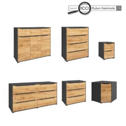 Sideboard "Ruben" Anthrazit/Goldkraft Eiche 40 X 54 Cm Mit Schubladen Vicco 15 Sideboard "Ruben" Anthrazit/Goldkraft Eiche 40 X 54 Cm Mit Schubladen Vicco -Vicco 20240219 m6348 08 ol