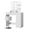 Schminktisch "Julia" Weiß 90 Cm Mit LED Beleuchtung Und Hocker Vicco 2 Schminktisch "Julia" Weiß 90 Cm Mit LED Beleuchtung Und Hocker Vicco -Vicco 20240220 m1804 hw l 01 ol