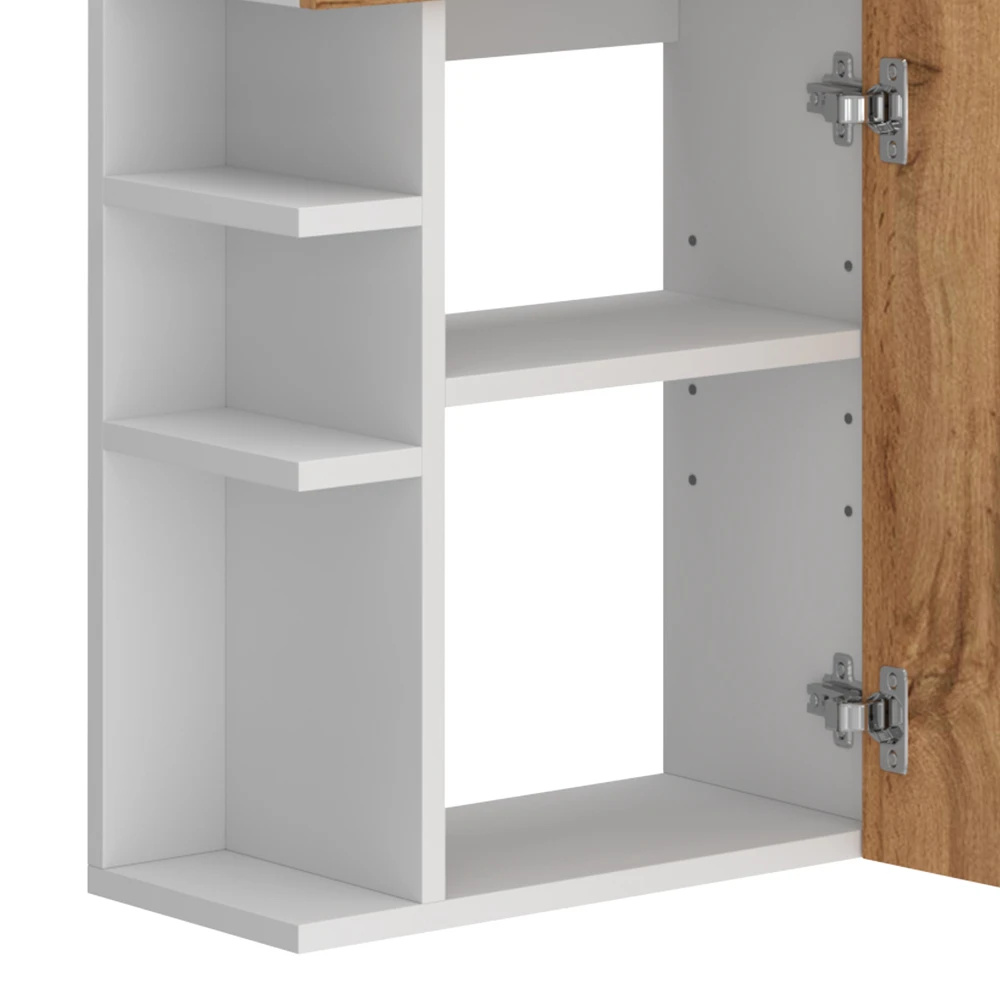 Badmöbel Set "Amadeo" Goldkraft Eiche/Weiß 2 Teile, Mit Waschbecken Vicco 8 Badmöbel Set "Amadeo" Goldkraft Eiche/Weiß 2 Teile, Mit Waschbecken Vicco – Bild 6