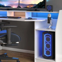 Computertisch "Joel" Weiß 180 X 66 Cm Vicco -Vicco 20240313 m3377 05 ol