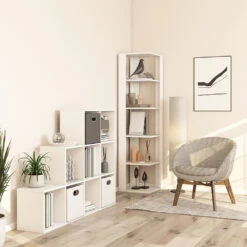 Eckregal "Amina" Weiß 45 X 180.1 Cm Vicco -Vicco 4078 04 ol