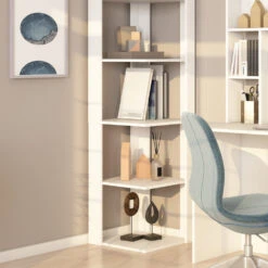 Eckregal "Amina" Weiß 45 X 180.1 Cm Vicco -Vicco 4078 05 ol