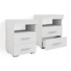 Nachttisch "Evi" Weiß 45 X 61 Cm 2er Set Vicco -Vicco 4947 01 ol