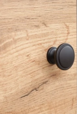 Vitrinenschrank "Lost" Eiche/Schwarz 62 X 193 Cm OK-Living -Vicco DS 1281 MBO 4