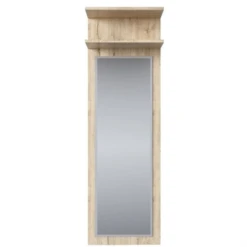 Wandgarderobe "Oswald" Eiche 45 X 142 Cm Mit Spiegel OK-Living