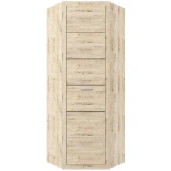 Eckkleiderschrank "Oswald" Eiche 78 X 78 Cm OK-Living