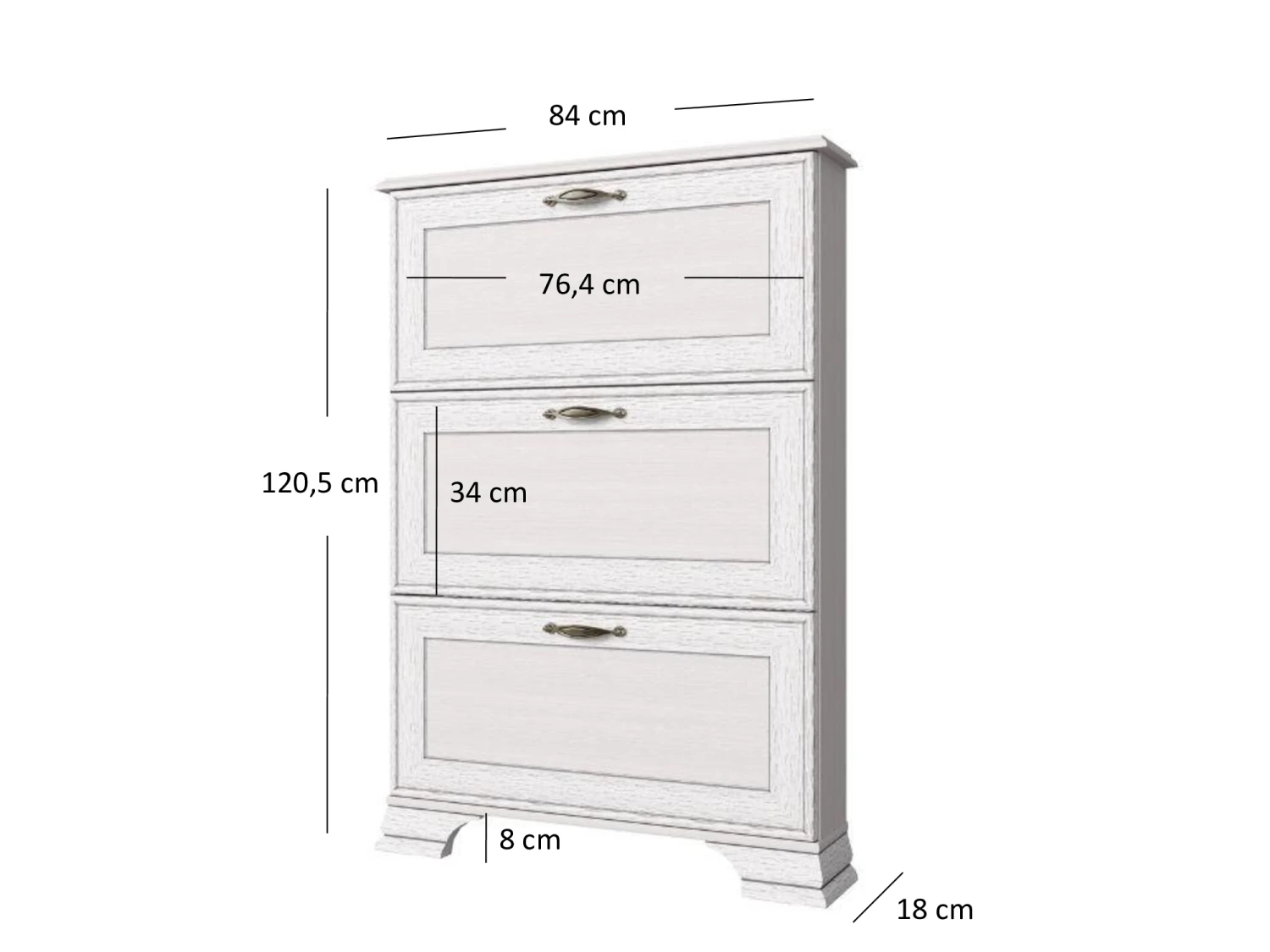 Schuhkipper "Tifosi" Weiß 84 X 121 Cm OK-Living 5 Schuhkipper "Tifosi" Weiß 84 X 121 Cm OK-Living – Bild 3