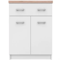 Sideboard "Tomi" Weiß/Sonoma 60 X 85 Cm OK-Living