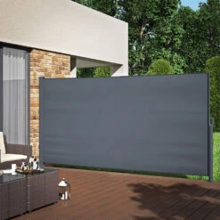 Seitenmarkise "ALU" Anthrazit 350 X 180 Cm OK-Living -Vicco g119 04 ol