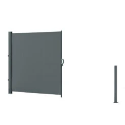 Seitenmarkise "ALU" Anthrazit 350 X 180 Cm OK-Living -Vicco g119 07 ol