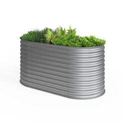 Hochbeet Silber 160 X 82 Cm OK-Living -Vicco g127 07 ol