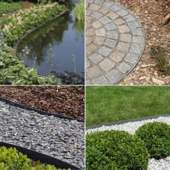 Rasenkante Grau 100 X 14 Cm 25 Meter OK-Living -Vicco g167 168 07 ol