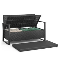 Kissenbox Schwarz 117 X 76 Cm OK-Living 16 Kissenbox Schwarz 117 X 76 Cm OK-Living -Vicco g181 07 ol