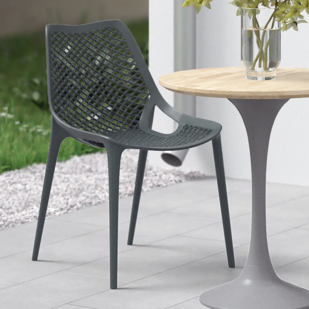 Gartenstuhl "Einar" Grau 50.5 X 83 Cm 4er Set OK-Living 7 Gartenstuhl "Einar" Grau 50.5 X 83 Cm 4er Set OK-Living – Bild 5