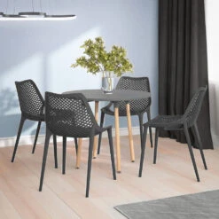 Gartenstuhl "Einar" Grau 50.5 X 83 Cm 4er Set OK-Living 19 Gartenstuhl "Einar" Grau 50.5 X 83 Cm 4er Set OK-Living -Vicco g224 09 ol