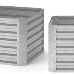 Hochbeet Silber 90 X 90 Cm OK-Living -Vicco g227 06 ol