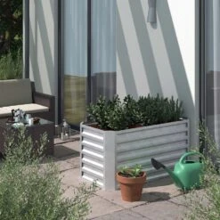 Hochbeet Silber 120 X 60 Cm OK-Living -Vicco g228 04