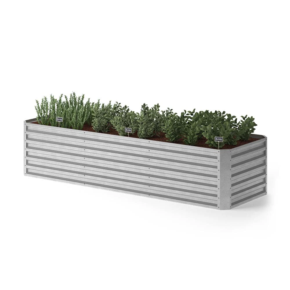 Hochbeet Silber 270 X 90 Cm OK-Living 9 Hochbeet Silber 270 X 90 Cm OK-Living – Bild 7