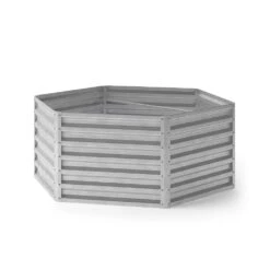Hochbeet Silber 129.5 X 148.5 Cm OK-Living
