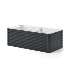 Hochbeet 180 X 90 Cm Anthrazit Rechteckig