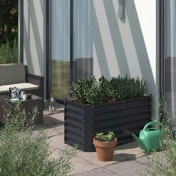 Hochbeet 120 X 60 Cm Anthrazit Rechteckig -Vicco g270 04 ol