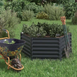 Hochbeet 149 X 130 Cm Anthrazit Sechseckig -Vicco g272 04 ol