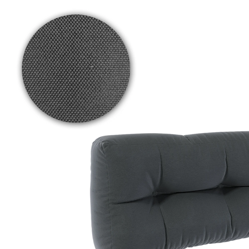 Palettenkissen Rückenkissen "Flocken" Anthrazit 120 X 40 Cm Vicco 8 Palettenkissen Rückenkissen "Flocken" Anthrazit 120 X 40 Cm Vicco – Bild 6