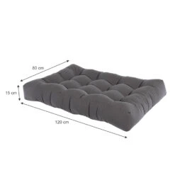 Palettenkissen "Flocken" Grau 120 X 15 Cm Vicco -Vicco gm168 03 ol