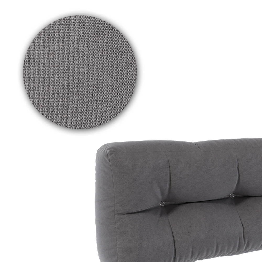 Palettenkissen Rückenkissen "Flocken" Grau 120 X 40 Cm Vicco 8 Palettenkissen Rückenkissen "Flocken" Grau 120 X 40 Cm Vicco – Bild 6