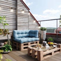 Palettenkissen Eisblau 120 X 15 Cm Vicco -Vicco gm224 05 ol