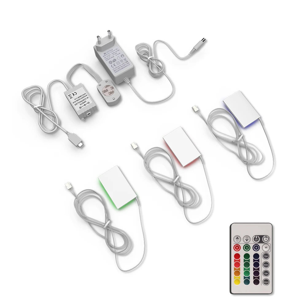 LED-Glaskantenbeleuchtung 3er Set Vicco 2 LED-Glaskantenbeleuchtung 3er Set Vicco