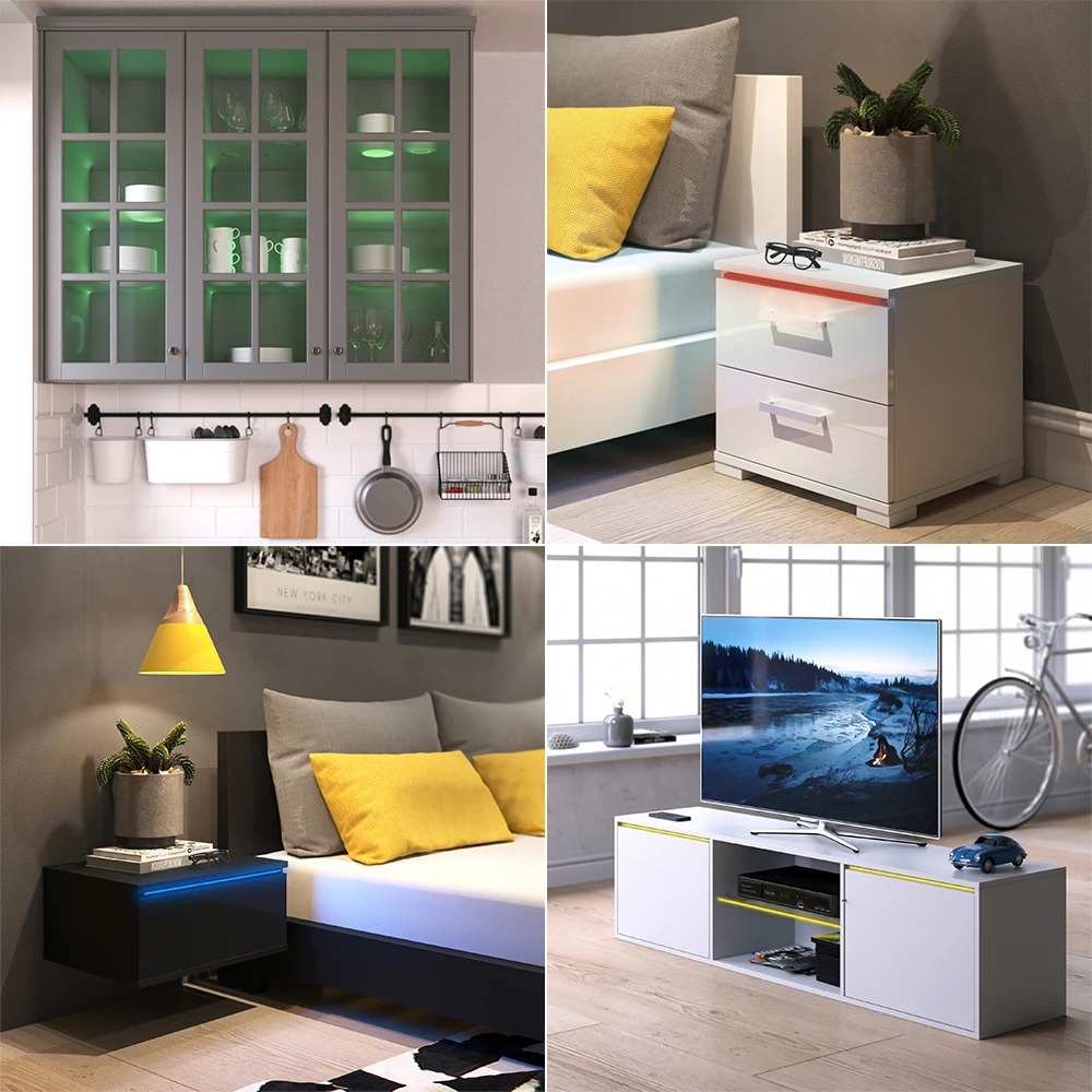 LED-Glaskantenbeleuchtung 3er Set Vicco 9 LED-Glaskantenbeleuchtung 3er Set Vicco – Bild 8