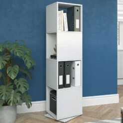 Drehregal Weiß 35 X 142 Cm Vicco 13 Drehregal Weiß 35 X 142 Cm Vicco -Vicco m1062 05 ol