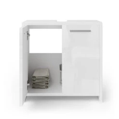 Waschbeckenunterschrank "Kiko" Weiß Hochglanz 58 X 60 Cm Vicco 15 Waschbeckenunterschrank "Kiko" Weiß Hochglanz 58 X 60 Cm Vicco -Vicco m1097 07 ol