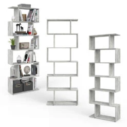 Raumteiler "Levio" Beton 70 X 196.1 Cm Vicco -Vicco m1254 07 ol