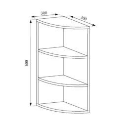 Eckregal "Ecki" Beton 30 X 60 Cm Vicco 11 Eckregal "Ecki" Beton 30 X 60 Cm Vicco -Vicco m1267 03 ol
