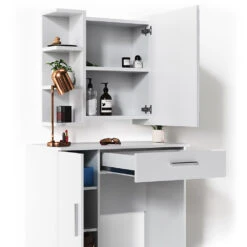 Schminktisch "Fynnia" Weiß 80.2 Cm Mit Hocker Vicco 15 Schminktisch "Fynnia" Weiß 80.2 Cm Mit Hocker Vicco -Vicco m1267 hw 06 ol