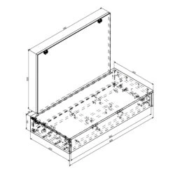 Schminktisch "Alessia" Weiß 90 Cm Vicco 13 Schminktisch "Alessia" Weiß 90 Cm Vicco -Vicco m1417 03 ol