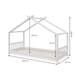 "Design" Weiß 90x200 Cm Mit Matratze Vitalispa -Vicco m1424 m 03 ol