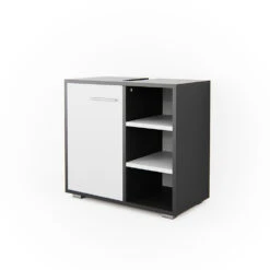 Waschbeckenunterschrank "Perry" Anthrazit/Weiß 60 X 55.6 Cm Vicco