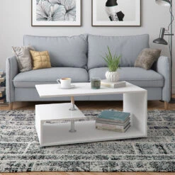 Couchtisch "Guillermo" Weiß 91 X 41 Cm Vicco -Vicco m1490 04 ol